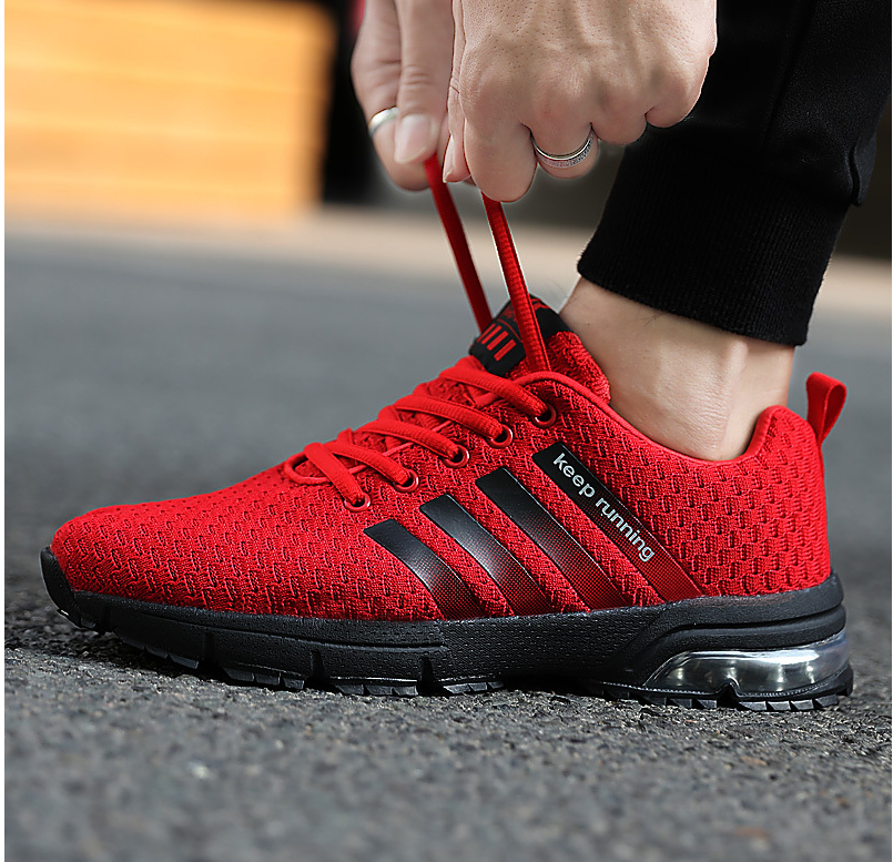 Men's and Women's Shoes Breathable Mesh Outdoor Men and Women Running Shoes Sports Shoes Fitness Jogging Shoes Au+hentic Sport Spot
