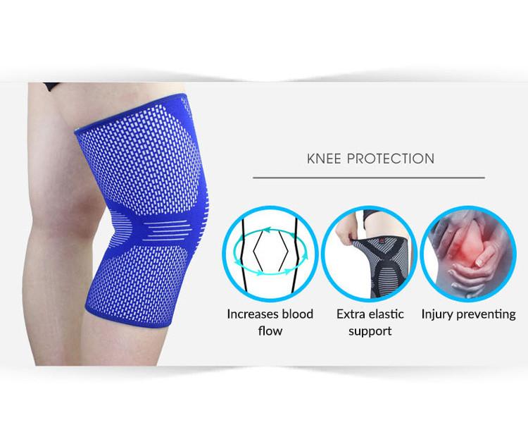 Knee Compression Sleeve Knee Support for Running Knee Pads for Meniscus Tear, ACL, Arthritis, Joint Pain Relief. Elastic Knee Pain Knee Protection for Running, Basketball, Weight Training, Fitness, Training, Athletes Au+hentic Sport Spot