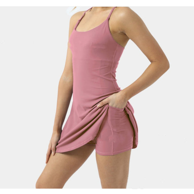 Tennis Dress Women Slip Dresses Sport Skirt Shorts Au+hentic Sport Spot