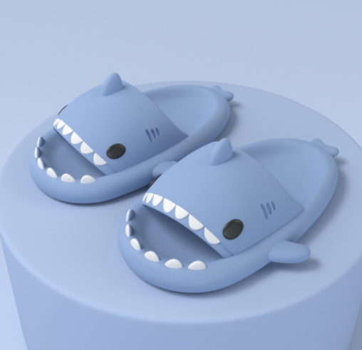 Shark Slippers Adult Slippers Slides for Outdoors Beach Shower Shark Slippers Open-Toe Anti-Slip Shoes for Adults Summer Shoes with a Lightweight Sole, Comfortable Beach Shower Slippers Au+hentic Sport Spot