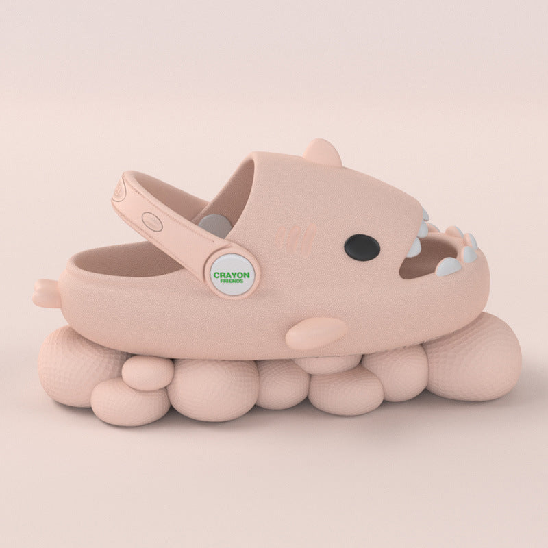 Shark Children's Slippers Rainbow Shoes Kids Toddler Baby Outdoor Cute Flat Heel Children Beach Sandals Au+hentic Sport Spot