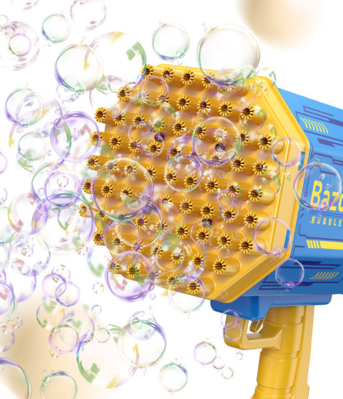 Bubble Gun Rocket Bubble Blower Bubbles Machine Gun Shape Automatic Blower With Light Toys For Kids Au+hentic Sport Spot
