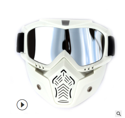 Motorcycle Goggles Mask motorcycle goggles, detachable for use with motocross helmet goggles, and tactical airsoft goggles Au+hentic Sport Spot