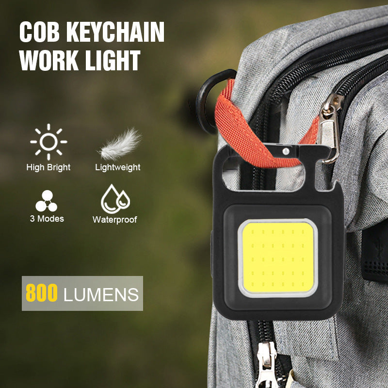 2 Pack Outdoor USB Mini Key Chain Rechargeable Small Flashlight Compact LED flashlights Fishermen, Hikers, Campers, and Other Outdoor Uses USB-rechargeable Keychain Flashlight W/ 4 Modes Au+hentic Sport Spot