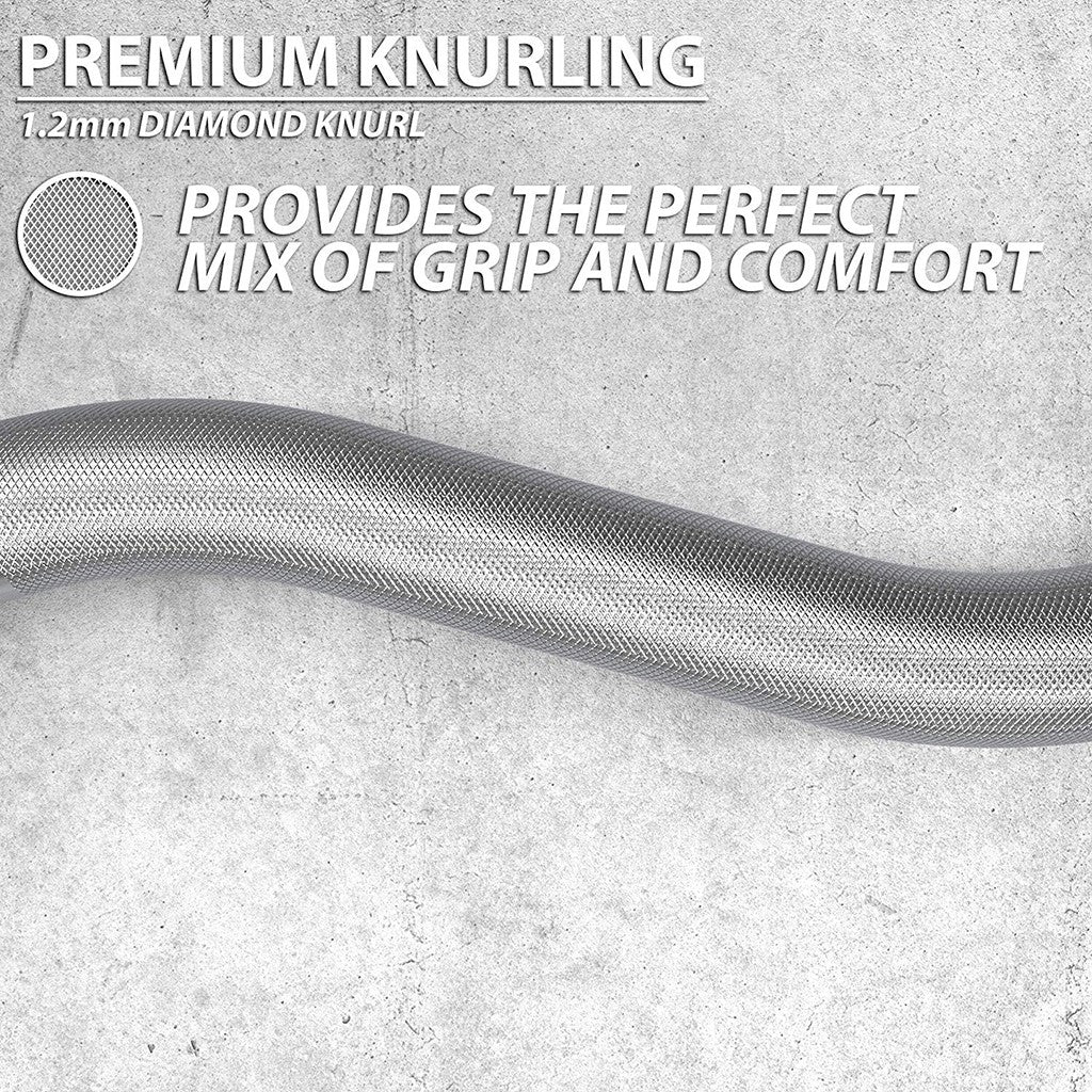 4 Feet Olympic Weight Bar, Curling Bar Fitness Equipment Cross Weightlifting Barbell for Home Gym Strength Training Home Fitness Equipment Cross-training barbell for home gym strength training: Super Curl Barbell, EZ Curling Bar. Au+hentic Sport Spot