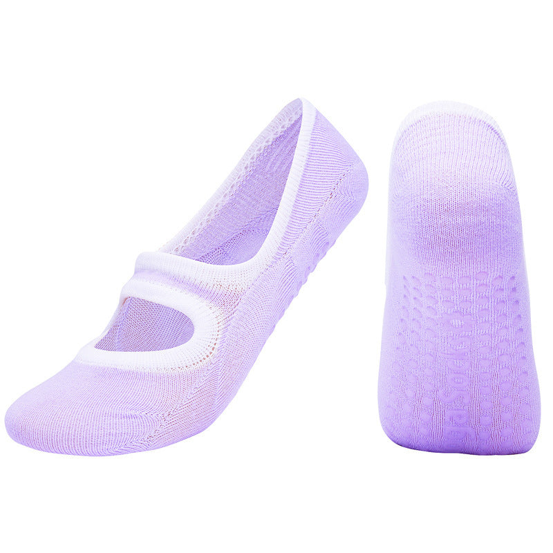 Open-back non-slip gym indoor floor socks Au+hentic Sport Spot