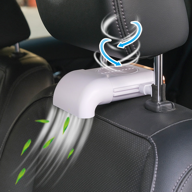 Car Fan Magnetic Fan Car Cooler Silent Wireless Charging USB Fan 3Speed Adjustable Universal Car Rear Seat Auto Cooling Au+hentic Sport Spot