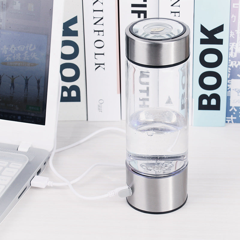 Hydrogen Water Bottles Electric Hydrogen Rich Water Generator Bottle New Technology Rechargeable Portable Antioxidant Au+hentic Sport Spot