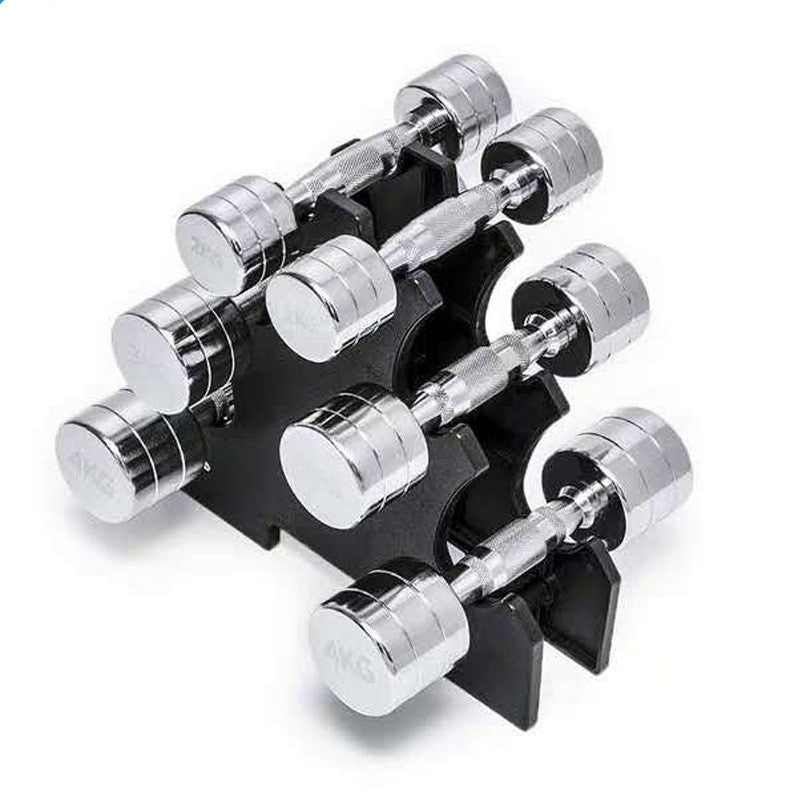 Pure Steel Home Fitness Electroplating Dumbbell Gym Equipment Au+hentic Sport Spot