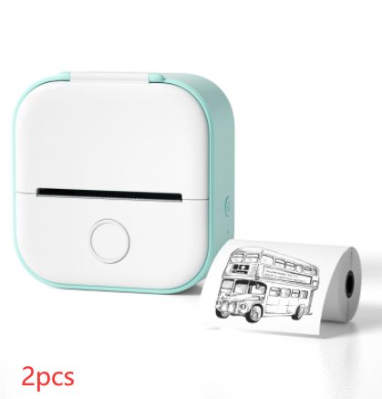 Portable Mini Thermal Label Printer Home Photo Printer Student Wrong Question Printer Bluetooth Mini Label Printer Price Tag Au+hentic Sport Spot