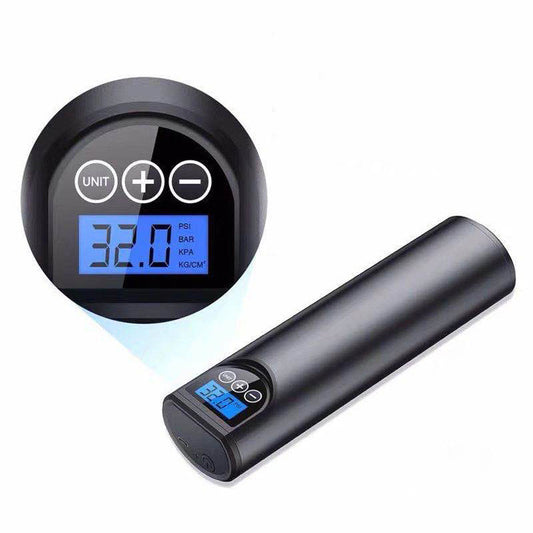 Mini Portable Wireless Car Air Pump, Outdoor Electric Pump, Smart Digital Display Car Tire Air Pump Au+hentic Sport Spot