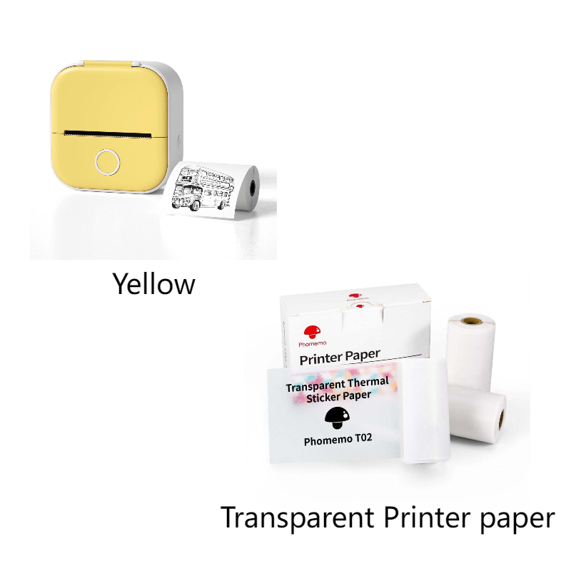 Portable Mini Thermal Label Printer Home Photo Printer Student Wrong Question Printer Bluetooth Mini Label Printer Price Tag Au+hentic Sport Spot