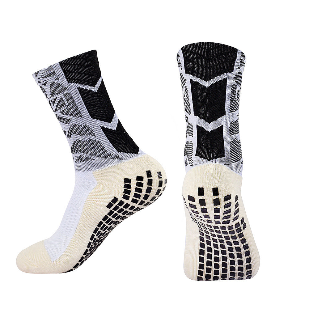 Medium Tube Professional Thickened Glue Non-slip Football Athletic Socks Au+hentic Sport Spot