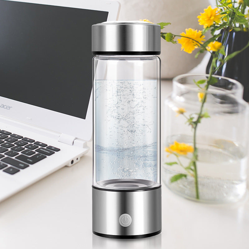 Hydrogen Water Bottles Electric Hydrogen Rich Water Generator Bottle New Technology Rechargeable Portable Antioxidant Au+hentic Sport Spot