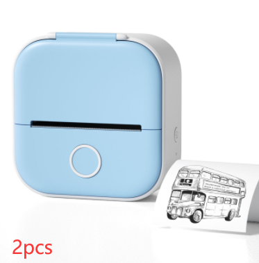 Portable Mini Thermal Label Printer Home Photo Printer Student Wrong Question Printer Bluetooth Mini Label Printer Price Tag Au+hentic Sport Spot