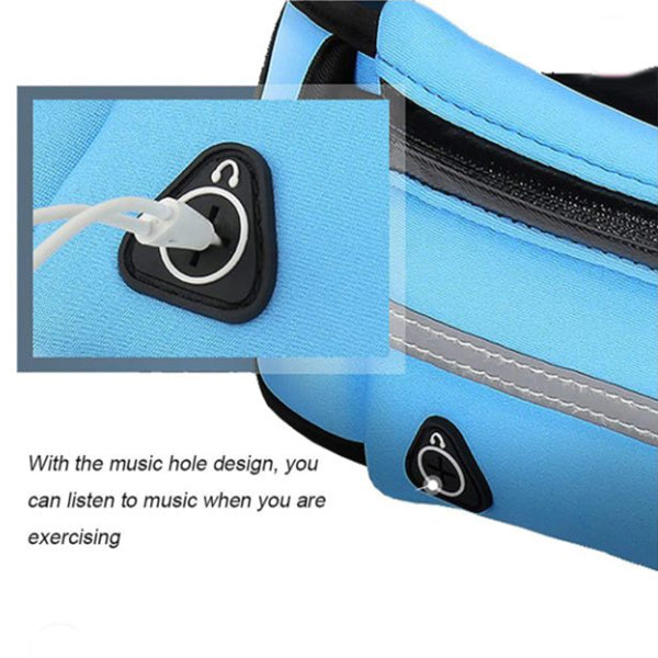 Fitness Waist Bag With Pocket Slim Running Jogging Belt Fanny Pack Bag For Hiking Cycling Workout Sports Gym Au+hentic Sport Spot