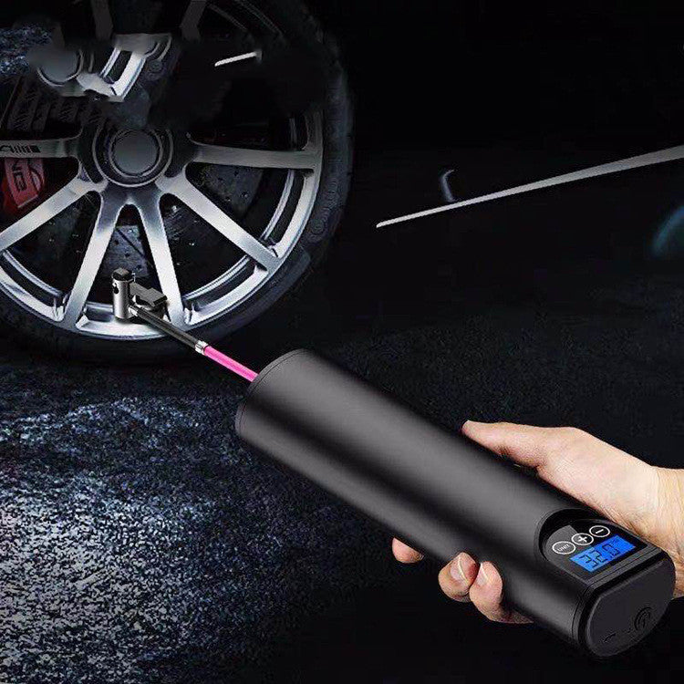 Mini Portable Wireless Car Air Pump, Outdoor Electric Pump, Smart Digital Display Car Tire Air Pump Au+hentic Sport Spot