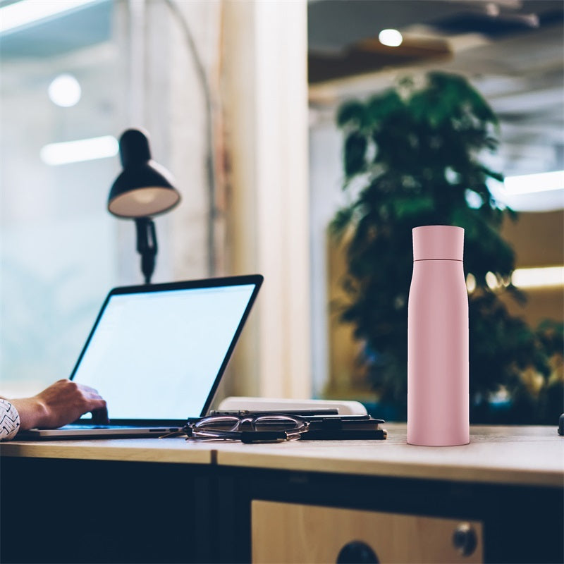 Thermal Water Bottle, Smart Temperature Display Insulated Cup, Stainless Steel Water Cup Tumbler Bottle Au+hentic Sport Spot