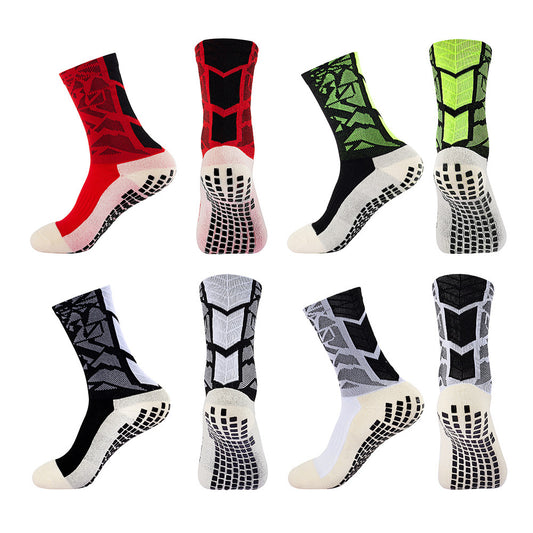 Medium Tube Professional Thickened Glue Non-slip Football Athletic Socks Au+hentic Sport Spot