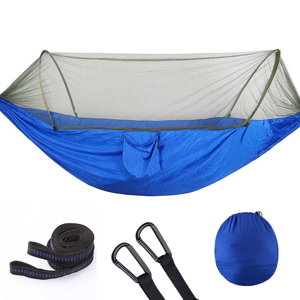 Outdoor Hammock with Net Perfect for hiking, travel, the beach, and the backyard, the Camping Hammock is 115" x 55" Double Hammock , Hammock With Mosquito Net Au+hentic Sport Spot