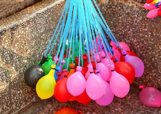 Water Balloons 111pcs, 111 Pieces of Water Balloons Quickly Fill Up With Water Inflatable Balls for Party Decoration Au+hentic Sport Spot