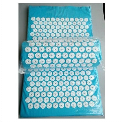 Acupressure Mat Yoga, Acupressure Mat With Pillow Set for Relieving Back/Neck Pain and Relaxing Muscles Yoga Cushion