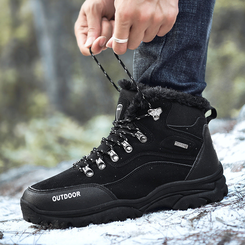 Outdoor Men's Winter Shoes Outdoor Waterproof Winter Shoes Au+hentic Sport Spot