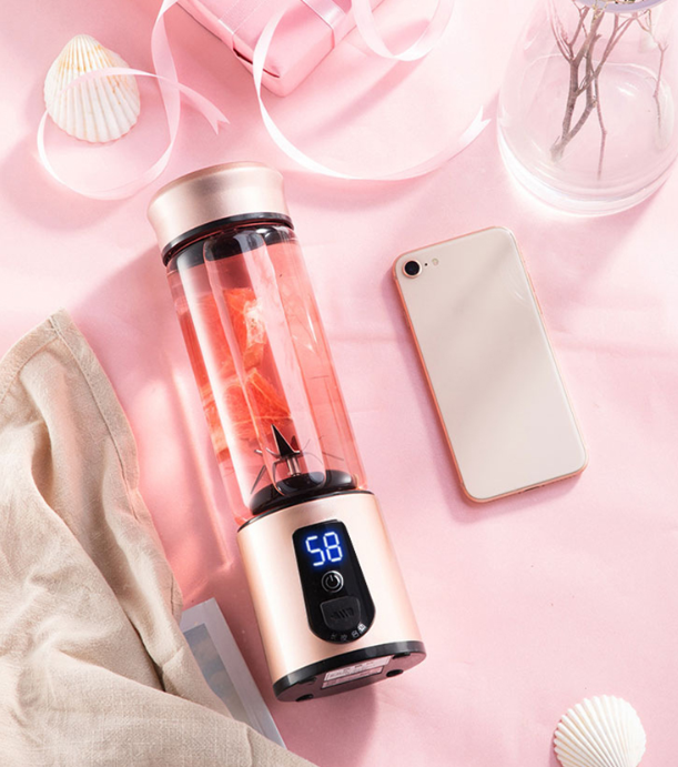 Portable Electric Juicer Blender Mini Blender 6 Blades USB Rechargeable Blender Au+hentic Sport Spot