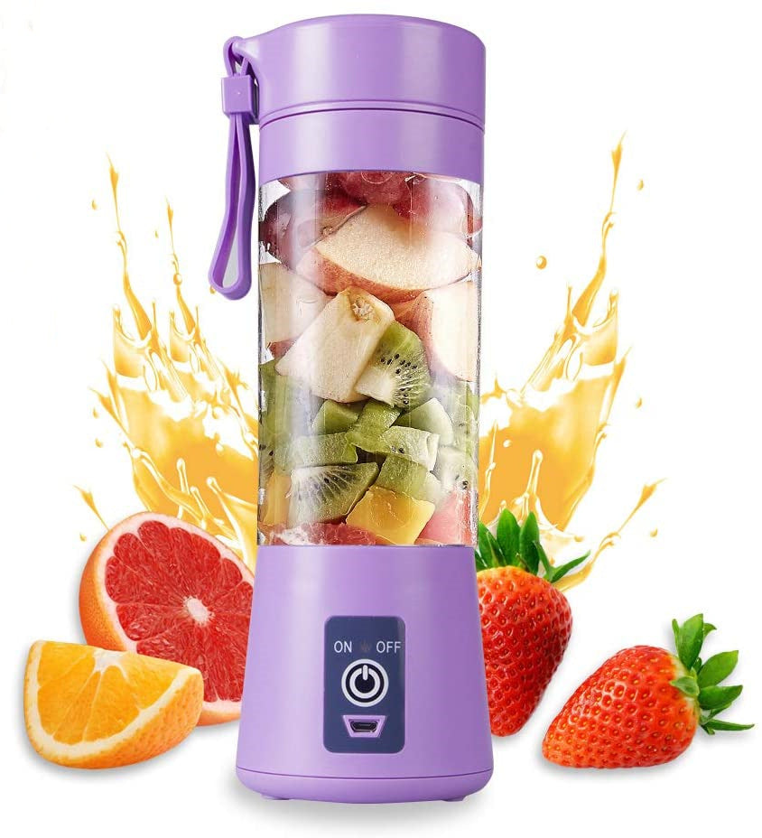 Portable Blender With USB Rechargeable Portable Juicer Mini Mixer Blender Au+hentic Sport Spot