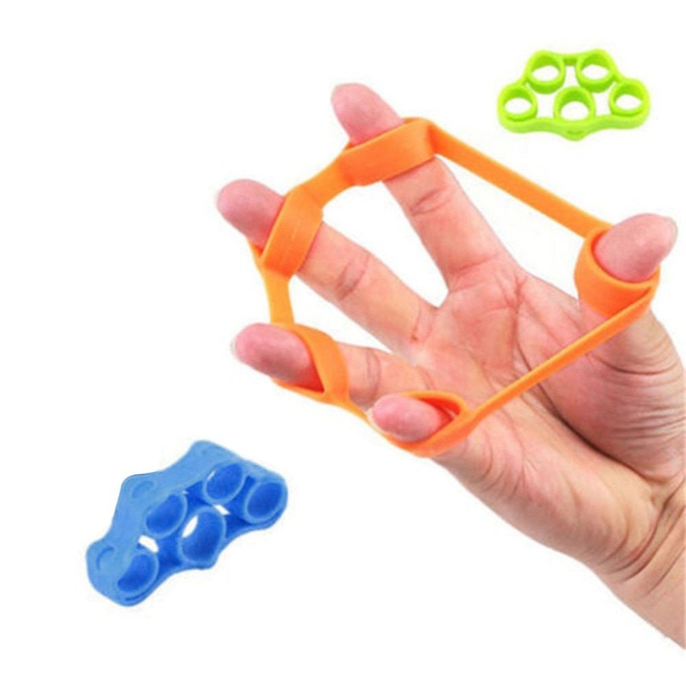 Silicone Finger Resistance Bands Finger Stretcher Resistance Extensor Bands, Finger Exerciser, Hand Grip Strengthener Hand Gripper with Resistance, Grip Strength Ring for Exercise Resistance bands and silicone finger trainer for exercise Au+hentic Sport Spot