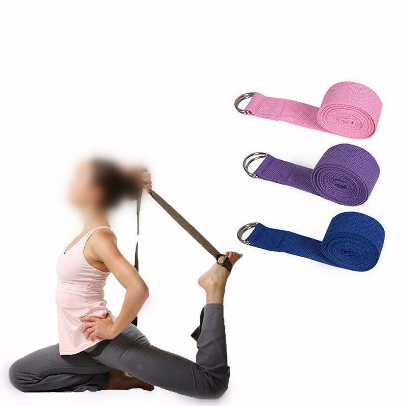 Deep Purple Yoga Block and Strap Set Sized at 9"W x 6"H x 4"D for Improved Yoga Practice Au+hentic Sport Spot