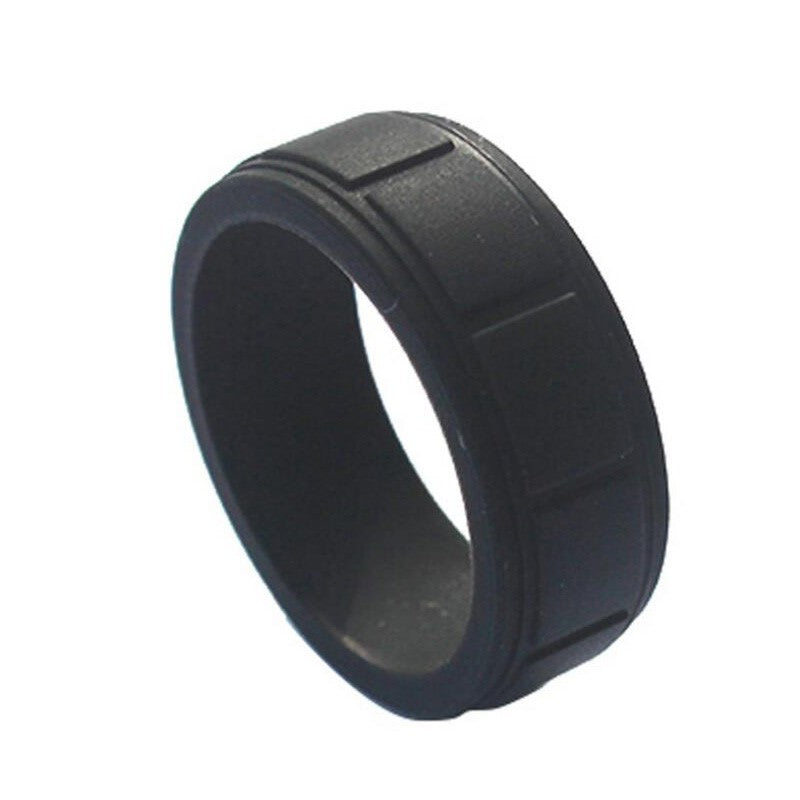 Silicon Wedding Band for Men Perfect for Fitness Activities 2.5mm Thick Au+hentic Sport Spot