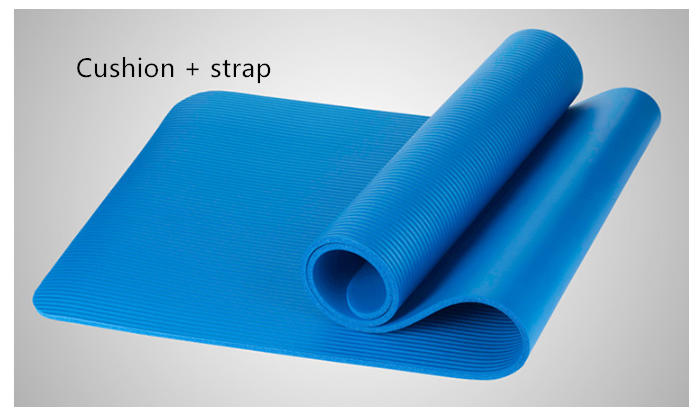 High Density Eco-Friendly NBR Yoga Mat with Carrying Strap - Perfect for All-Purpose Exercise Au+hentic Sport Spot