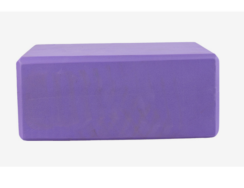 Deep Purple Yoga Block and Strap Set Sized at 9"W x 6"H x 4"D for Improved Yoga Practice Au+hentic Sport Spot