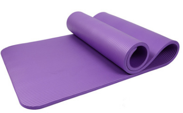 Yoga Mat Non-Slip Exercise Mat with Carry Strap for Yoga, Pilates and Floor Workouts - Thick and Durable EVA Material - Sweat-Resistant and Eco-Friendly Au+hentic Sport Spot