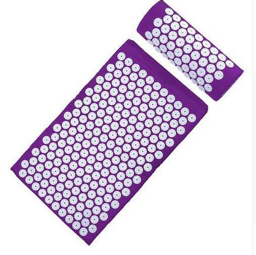 Acupressure Mat Yoga, Acupressure Mat With Pillow Set for Relieving Back/Neck Pain and Relaxing Muscles Yoga Cushion Au+hentic Sport Spot