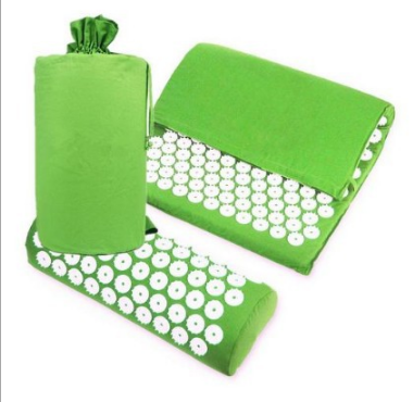 Acupressure Mat Yoga, Acupressure Mat With Pillow Set for Relieving Back/Neck Pain and Relaxing Muscles Yoga Cushion