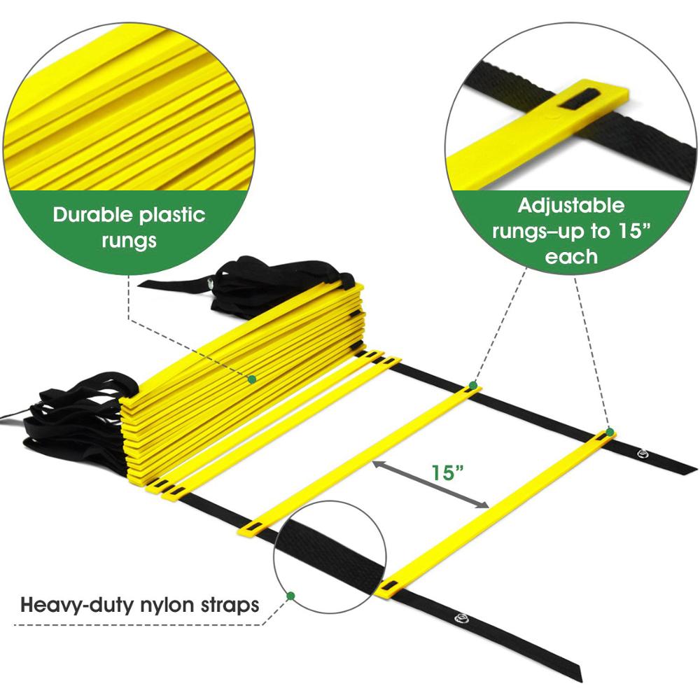 Sports Agility Ladder Baseball Soccer Football training ladder Au+hentic Sport Spot