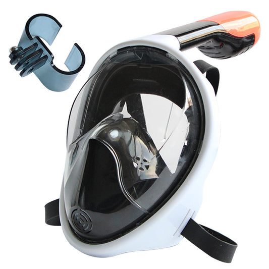 Snorkeling Full Face Silicone Anti-fog, anti-leak, 180-degree detachable camera mount Snorkeling Mask Au+hentic Sport Spot