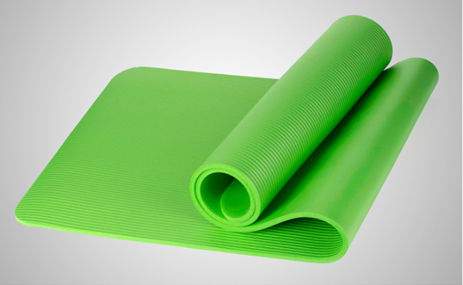 High Density Eco-Friendly NBR Yoga Mat with Carrying Strap - Perfect for All-Purpose Exercise Au+hentic Sport Spot