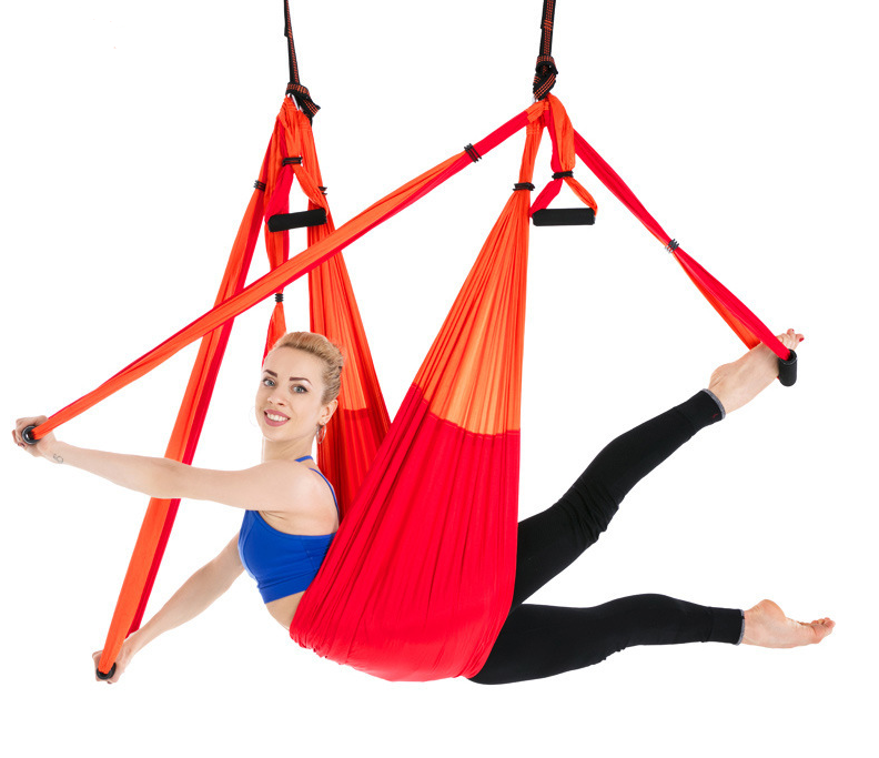 Antigravity Yoga Swing Set Aerial Yoga Indoor Home Fitness Equipment: Aerial Yoga Swing Set, Yoga Hammock, Trapeze Sling Accessories for the aerial yoga swing set on the ceiling Yoga Inversion and Swing for Antigravity Au+hentic Sport Spot