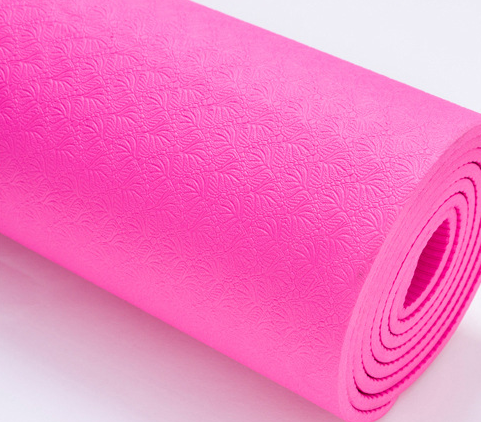 Yoga Mat Non-Slip Exercise Mat with Carry Strap for Yoga, Pilates and Floor Workouts - Thick and Durable EVA Material - Sweat-Resistant and Eco-Friendly Au+hentic Sport Spot