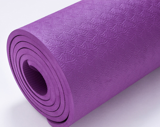 Yoga Mat Non-Slip Exercise Mat with Carry Strap for Yoga, Pilates and Floor Workouts - Thick and Durable EVA Material - Sweat-Resistant and Eco-Friendly Au+hentic Sport Spot