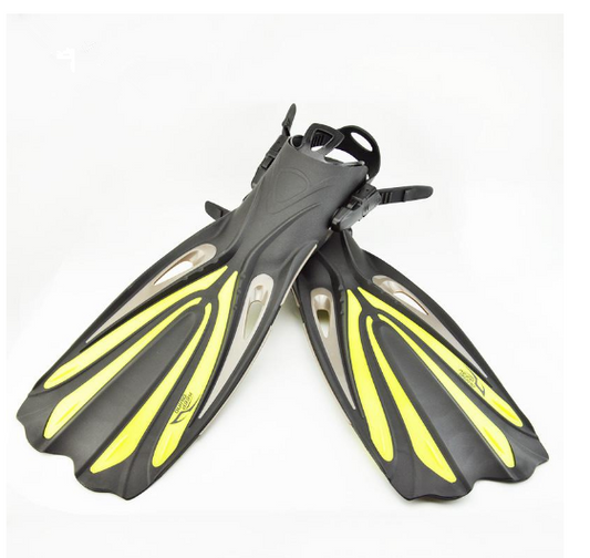 Diving Flippers Open Heel Fins for Diving Diving Scuba Diving Long Swimming Fins Professional Adult Flexible Comfort Snorkeling Swim Flippers Swimming Fins Au+hentic Sport Spot