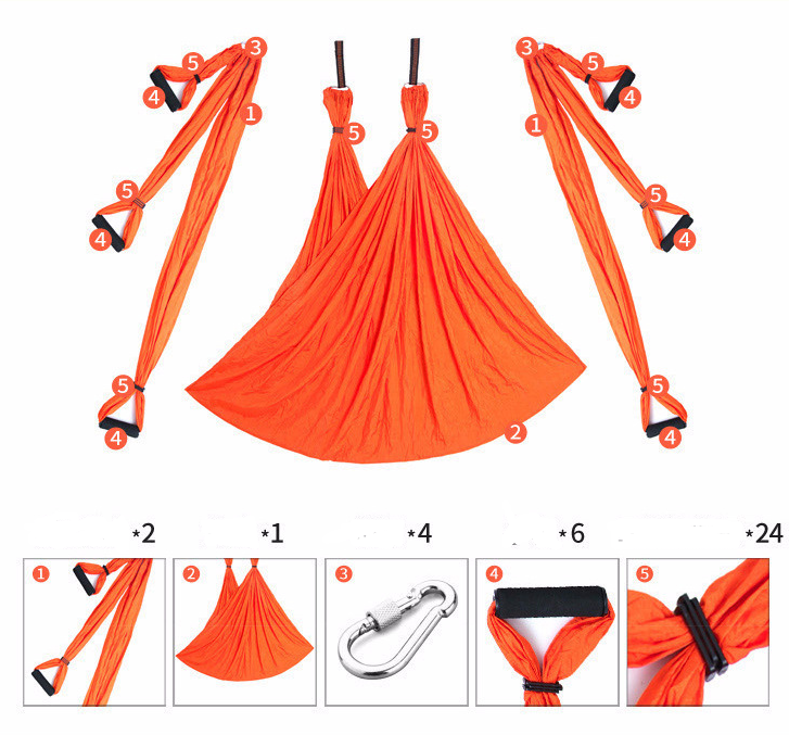 Antigravity Yoga Swing Set Aerial Yoga Indoor Home Fitness Equipment: Aerial Yoga Swing Set, Yoga Hammock, Trapeze Sling Accessories for the aerial yoga swing set on the ceiling Yoga Inversion and Swing for Antigravity Au+hentic Sport Spot