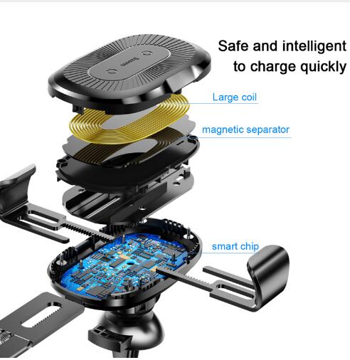 Wireless Car Charger Mount Wireless Charging Car Two-in-one Wireless Charging Bracket Charger Au+hentic Sport Spot