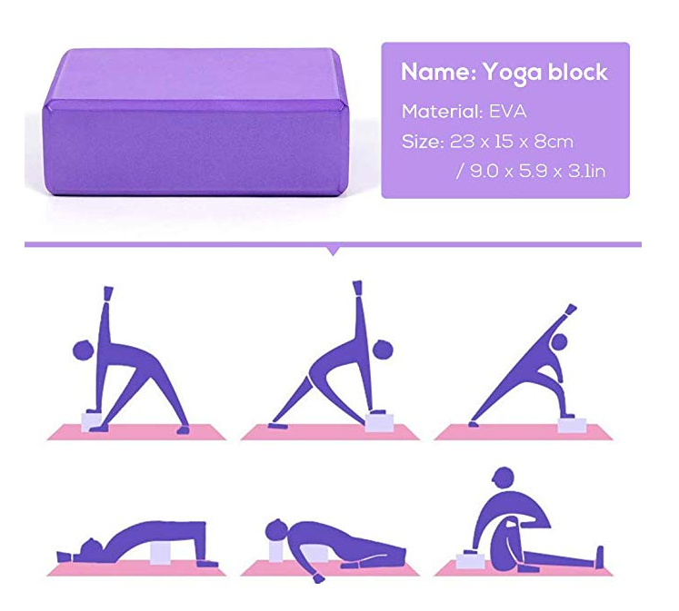 Yoga Pack, Yoga Set for Physical Therapy, Stretching & Core Stability Workout with fitness yoga pack yoga brick stretch belt Resistance Band with mini Pilates Ball Yoga Equipment for Home Workout Au+hentic Sport Spot