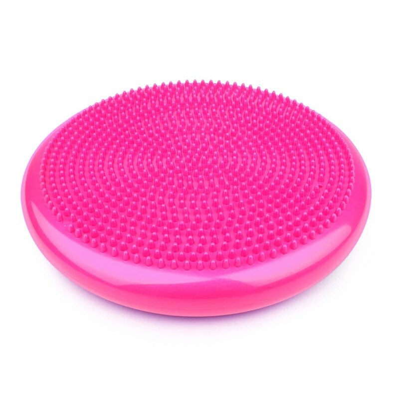 Inflatable Stability Wobble Cushion, Exercise Fitness Home Workout Stability Exercises Core Workouts Balance Disc, ,Size: 13 inches / 33 cm Diameter Exercise Yoga Balance workout equipment Au+hentic Sport Spot