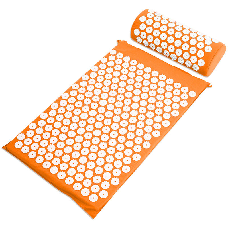 Acupressure Mat and Acupressure Pillow Set With Bag for Travel Acupressure for Back and Neck Pain Relieving Au+hentic Sport Spot