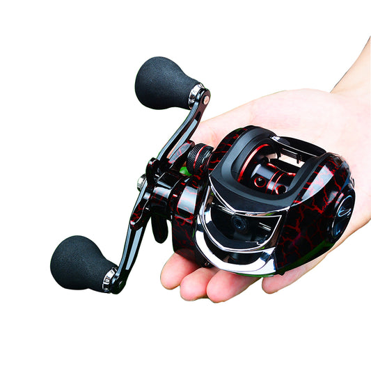 Fishing Real Baitcasting Reel 18+1 Ball Bearing for Baitcasting Reels Baitcasting High Speed Fishing Reels Right-left handed baitcasting reels with a 7.1:1 gear ratio with a 22LB star drag Magnetic Brake baitcasting reel with 10 magnetic Brakes Au+hentic Sport Spot